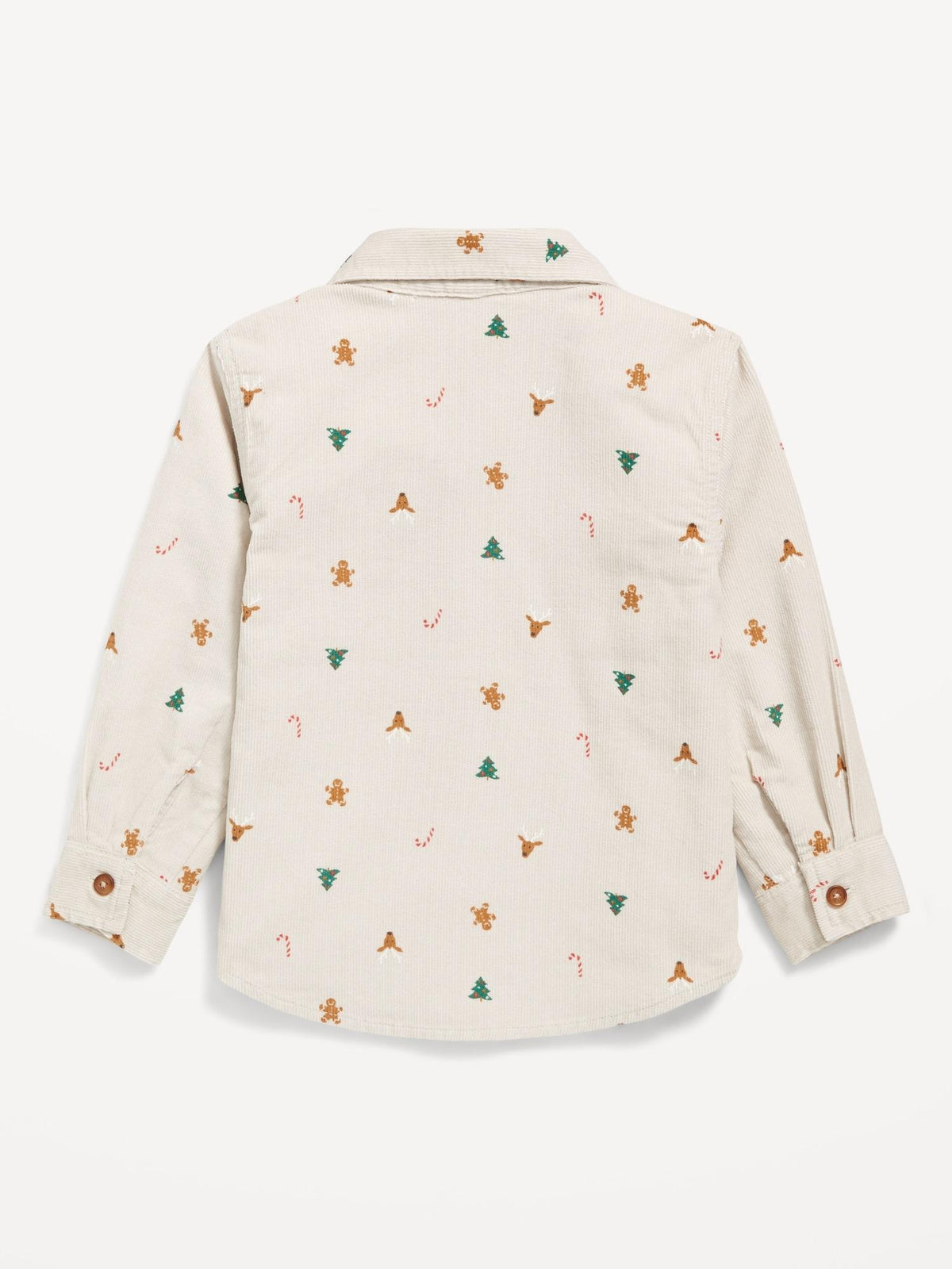 Long-Sleeve Corduroy Pocket Shirt for Toddler Boys