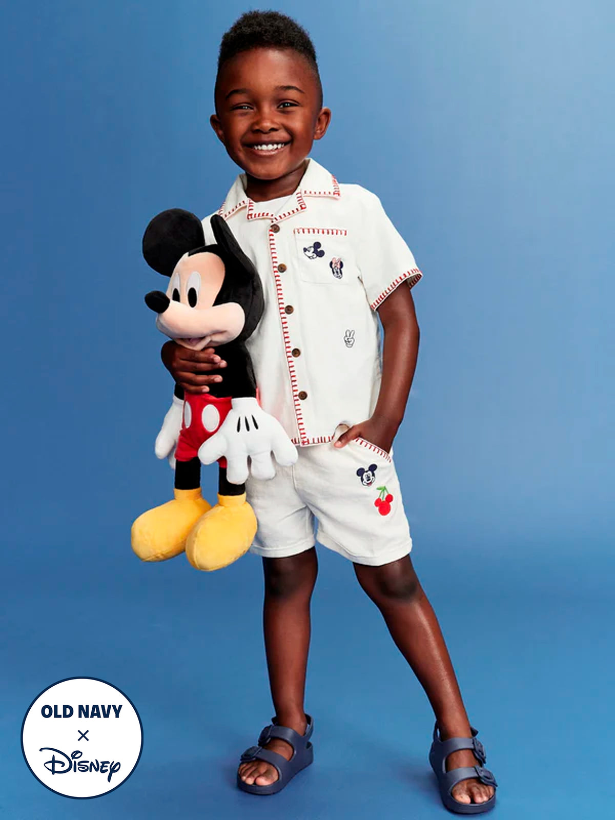 Old Navy x Disney© Linen-Blend Shirt and Shorts Set for Toddler Boys