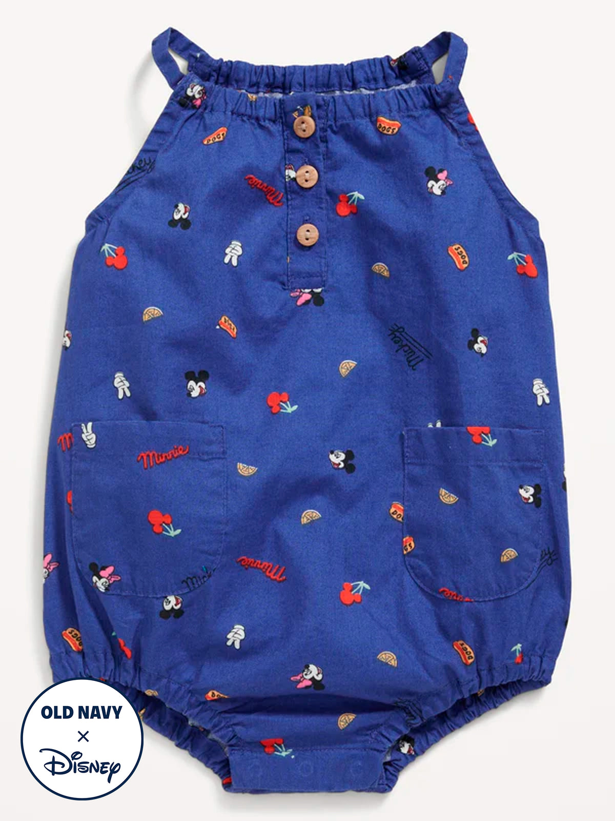 Old Navy x Disney© Sleeveless Henley One-Piece Graphic Romper for Baby