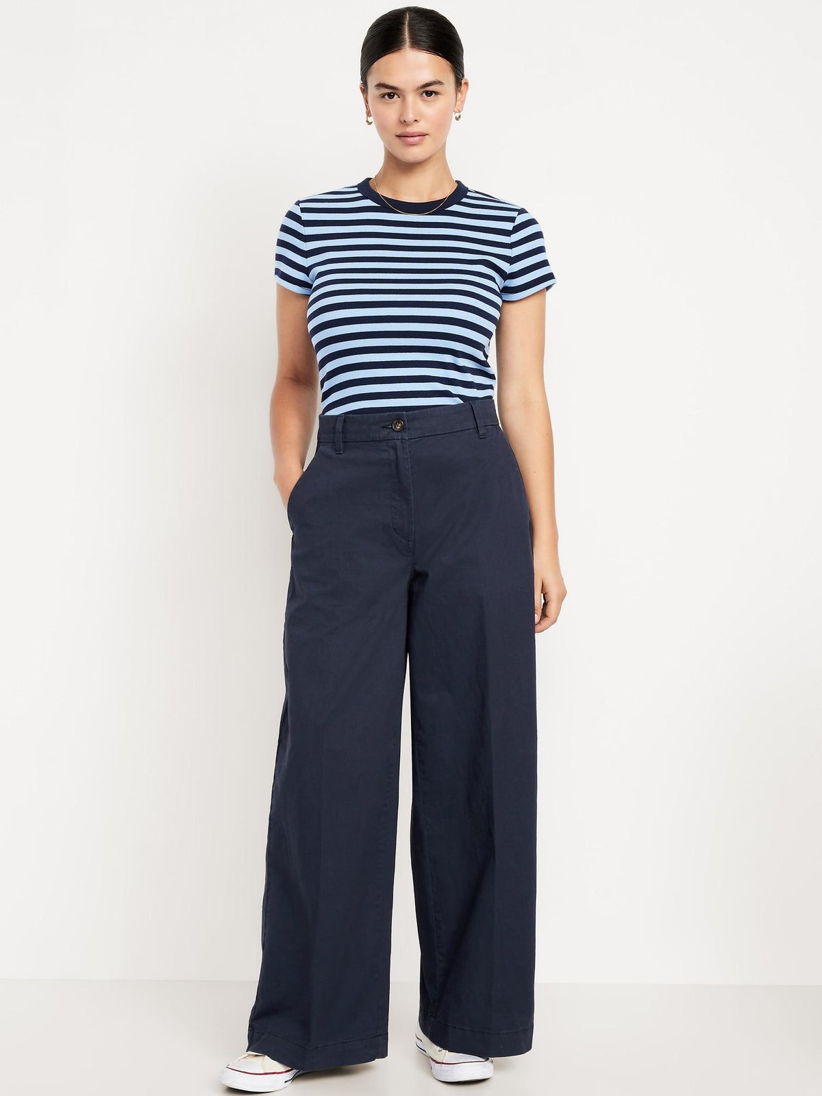 Extra High-Waisted Super Wide-Leg Chino Pants