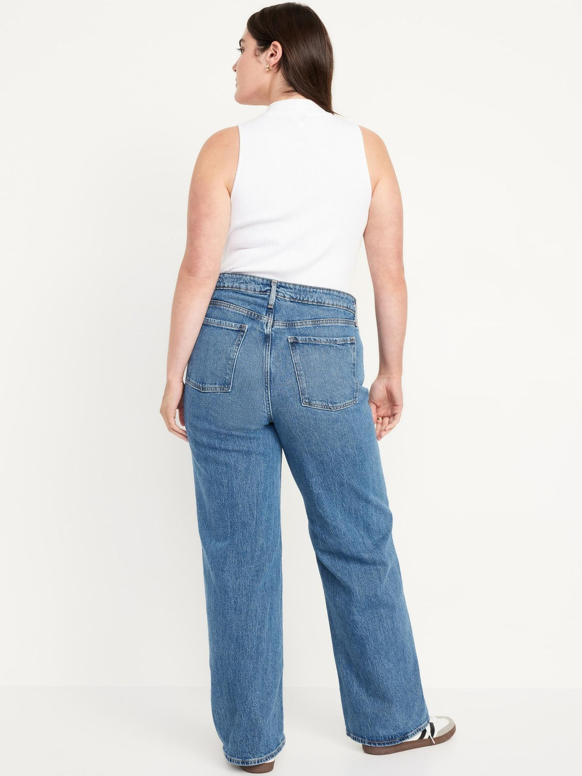 Extra High-Waisted Sky-Hi Wide-Leg Jeans