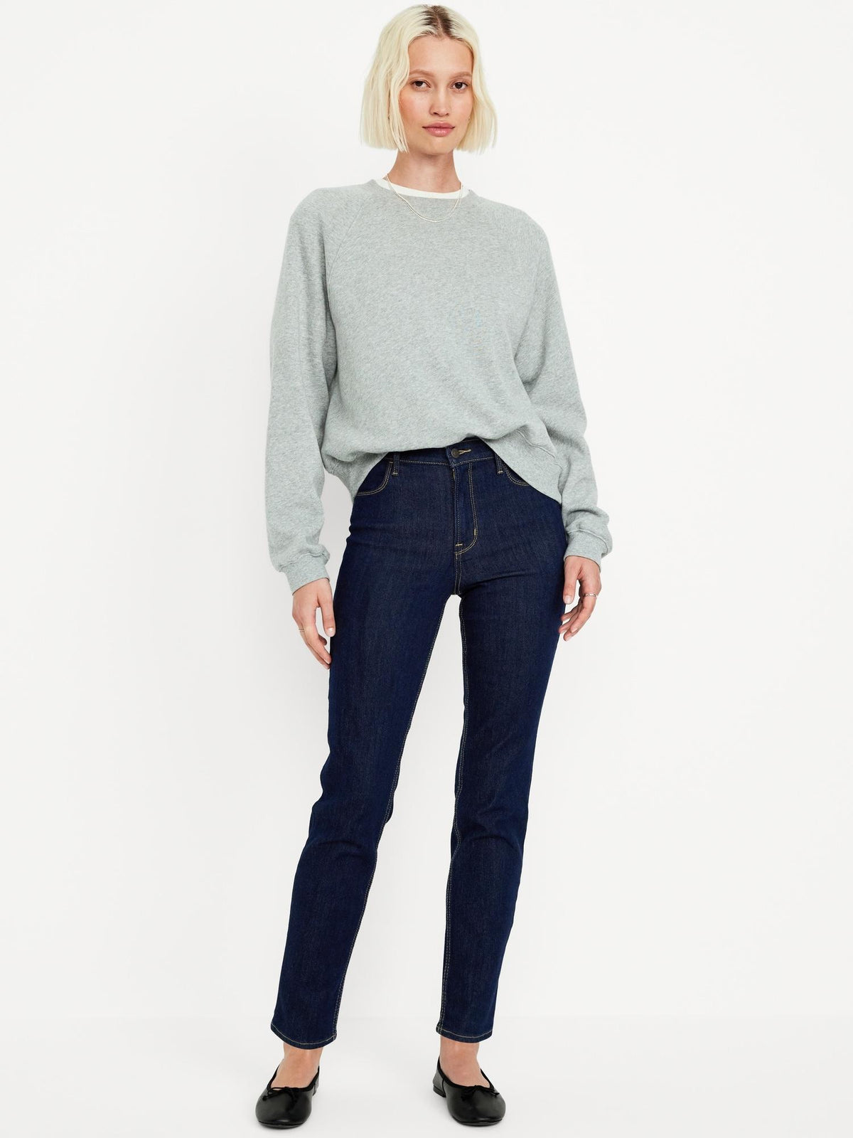 High-Waisted Wow Straight Jeans for Women