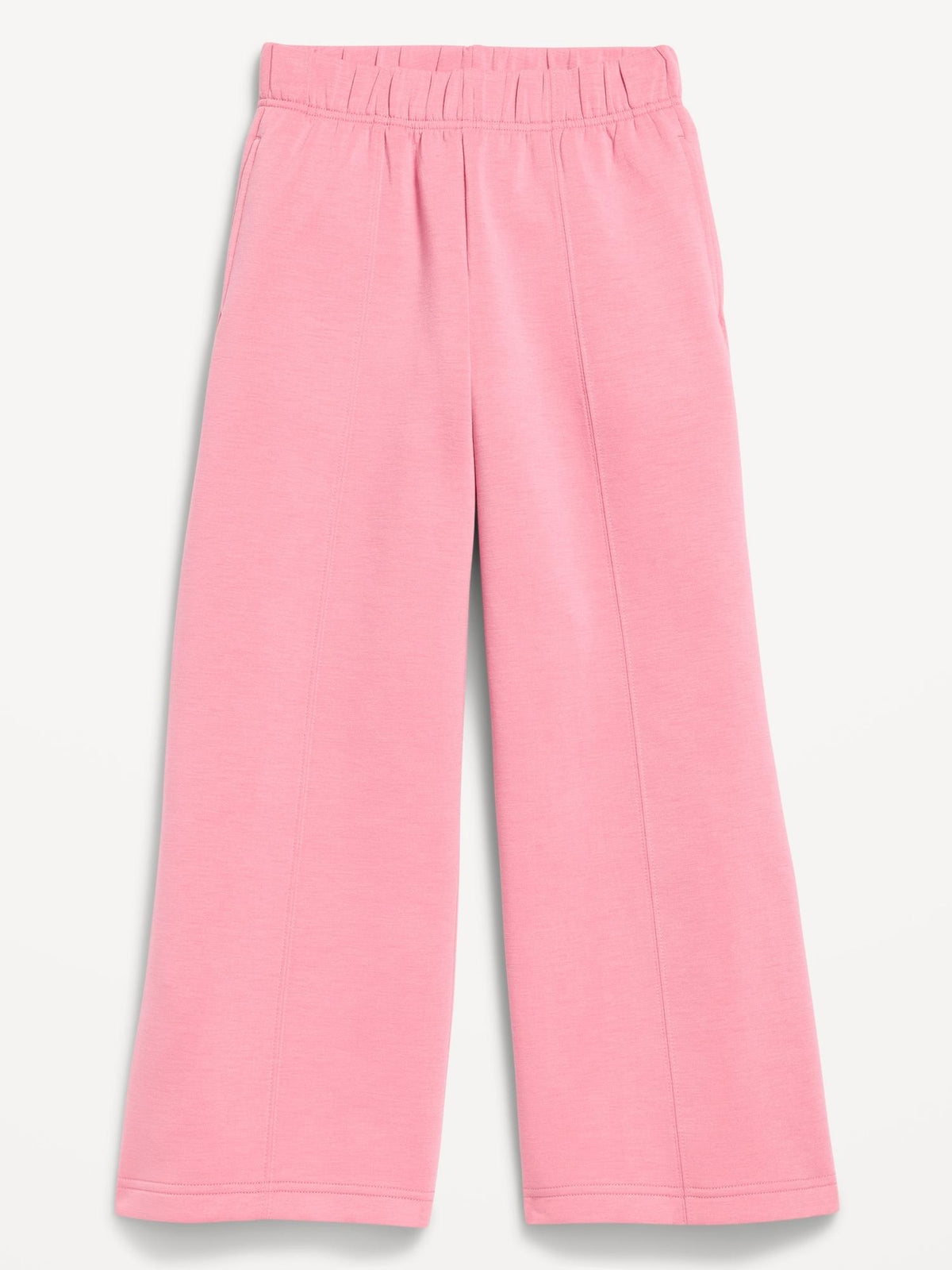 High-Waisted Bounce Fleece Wide-Leg Sweatpants for Girls