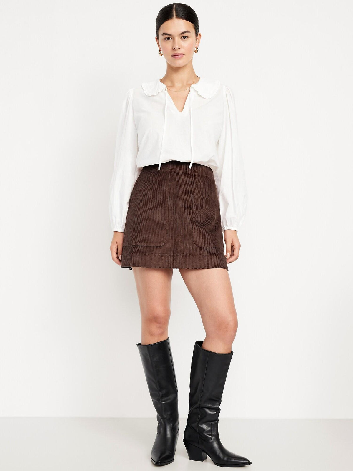 Mini Corduroy Skirt