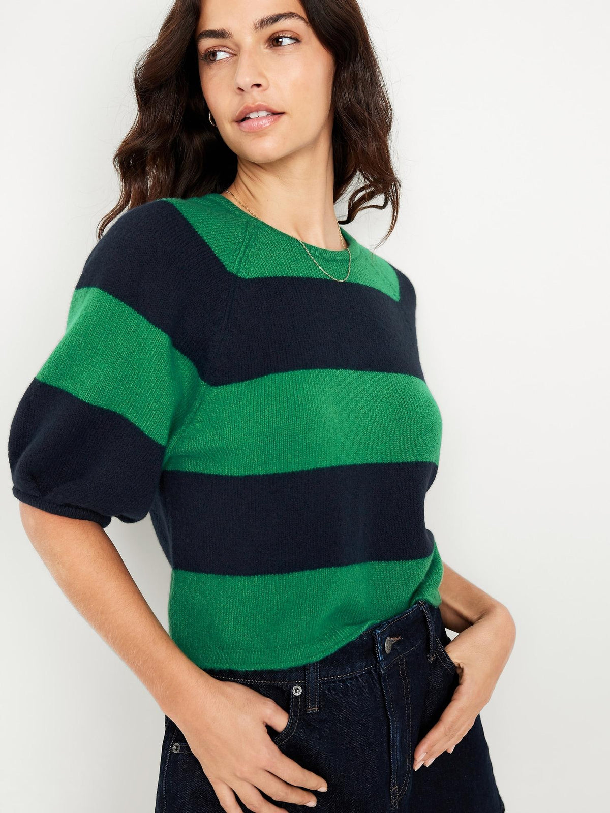 SoSoft Puff-Sleeve Sweater