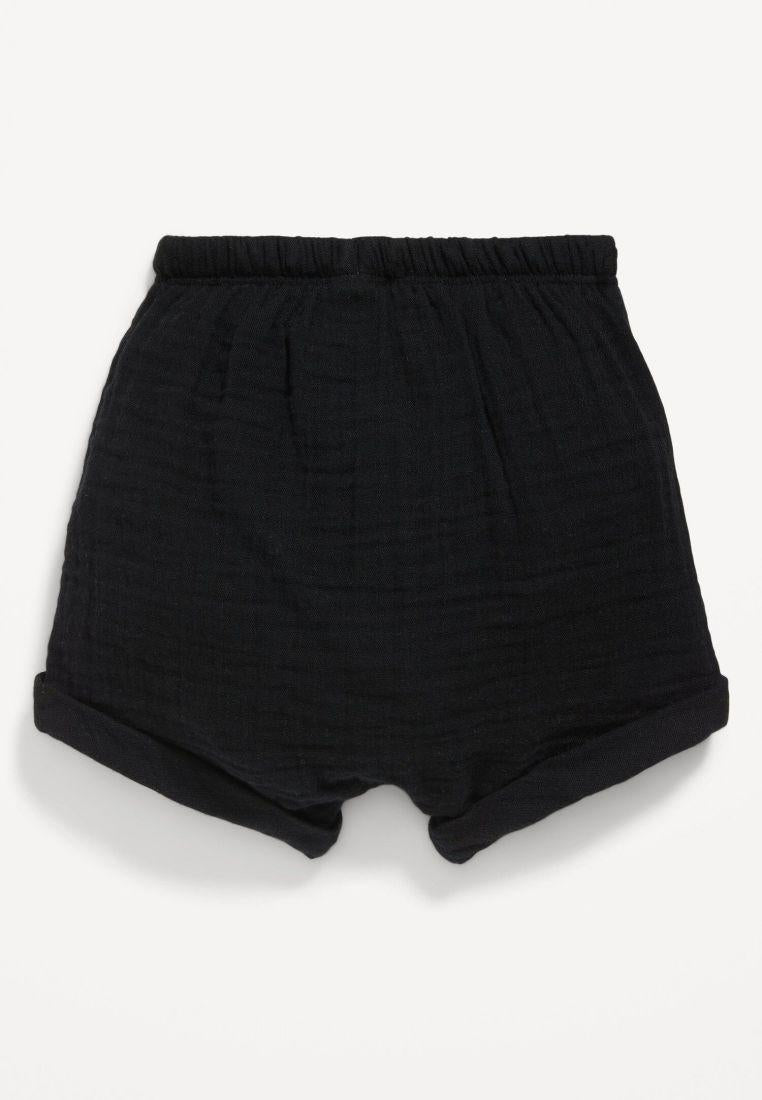 Unisex Double-Weave Pull-On Shorts for Baby