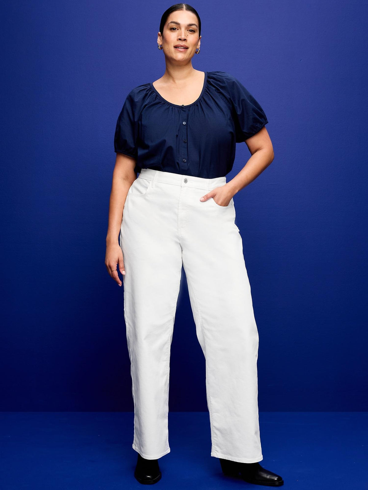 High-Waisted Wow Wide-Leg Jeans