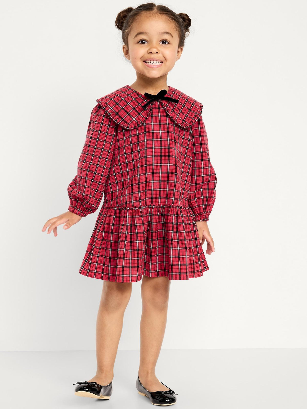 Long-Sleeve Plaid Collared Dress for Toddler Girls - Old Navy Philippines Long-Sleeve Plaid Collared Dress for Toddler Girls - Old Navy Philippines