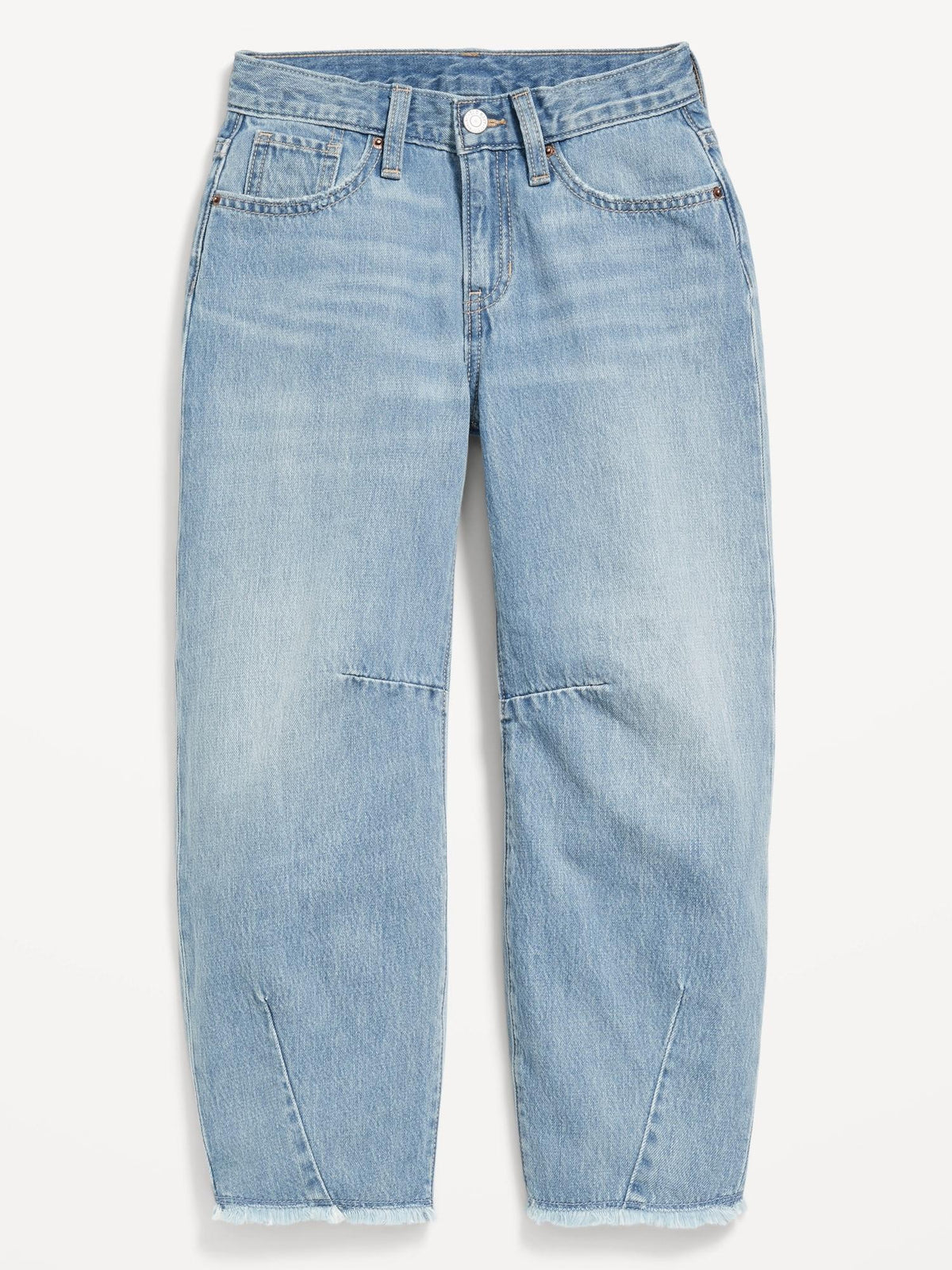 Super Baggy Barrel-Leg Jeans for Girls