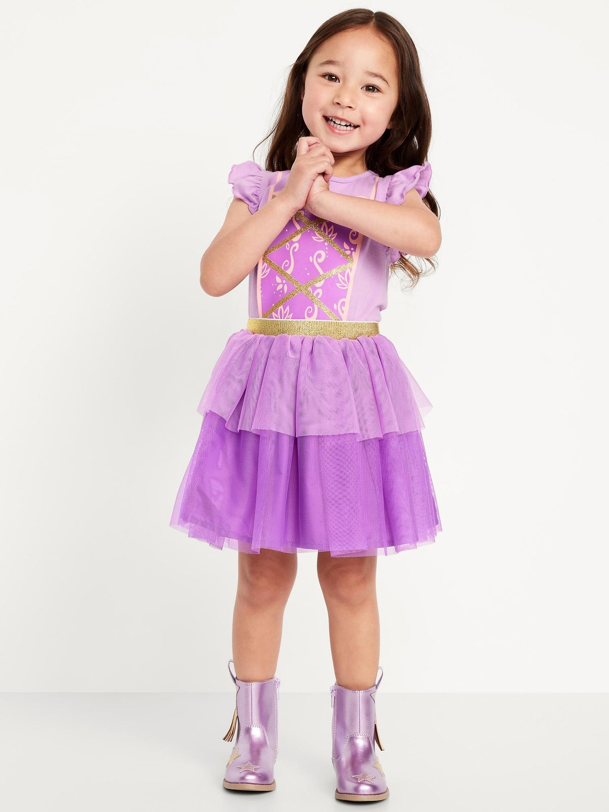 Disney Princess T-Shirt and Tutu Skirt Set for Toddler Girls