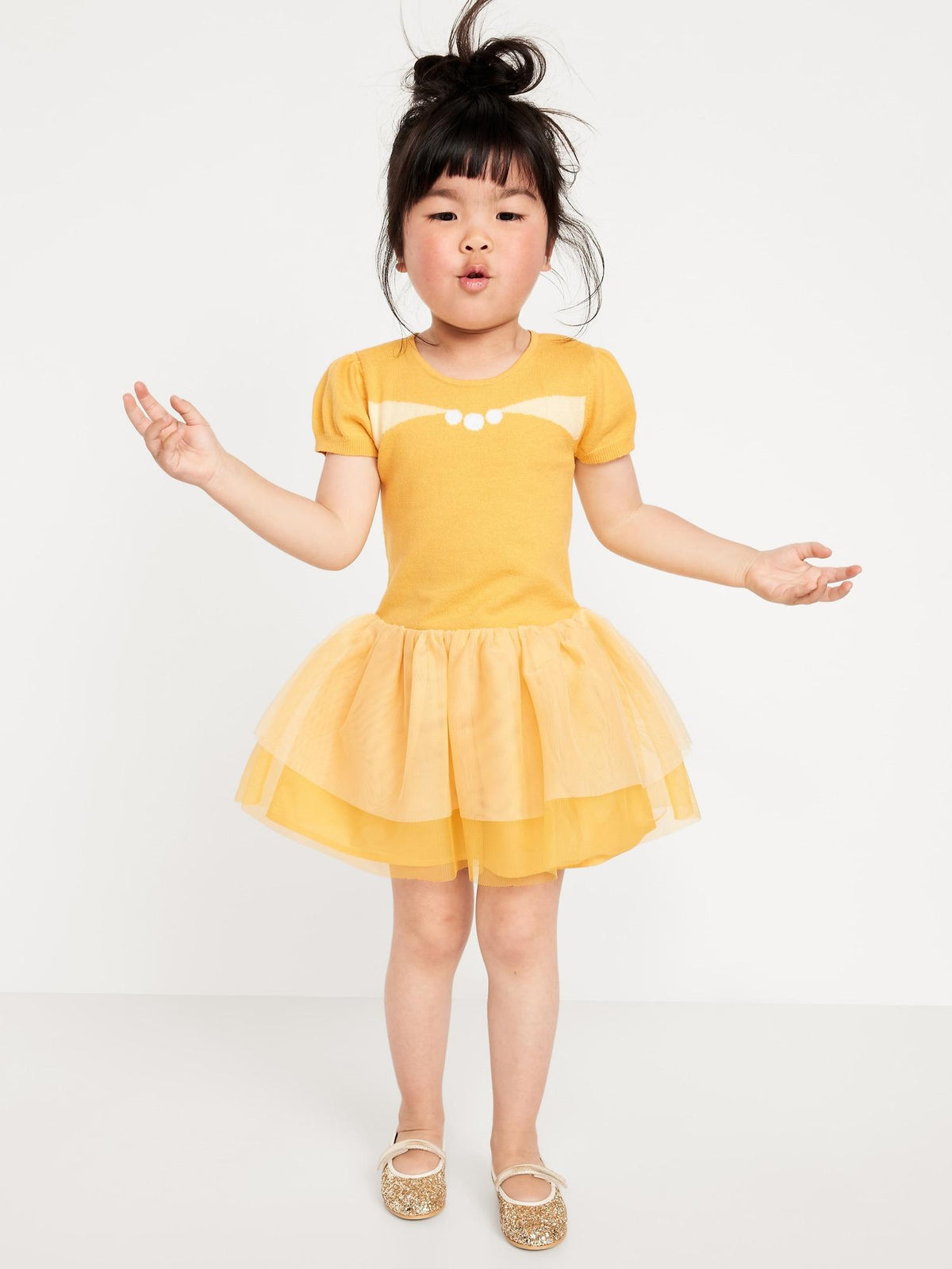 princess tutu dress Disney© Short-Sleeve Princess Tutu Dress for Toddler Girls