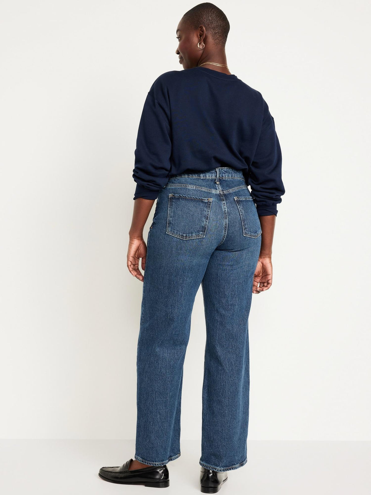 Extra High-Waisted Wide-Leg Jeans for Women