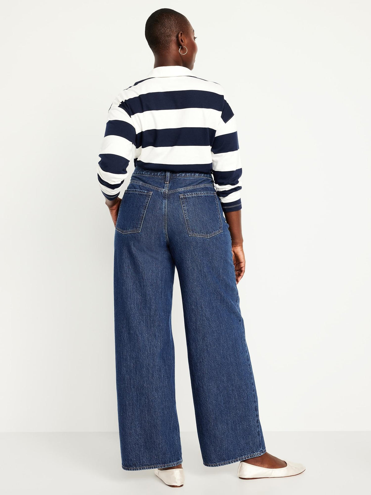 Mid-Rise Wow Baggy Wide-Leg Jeans