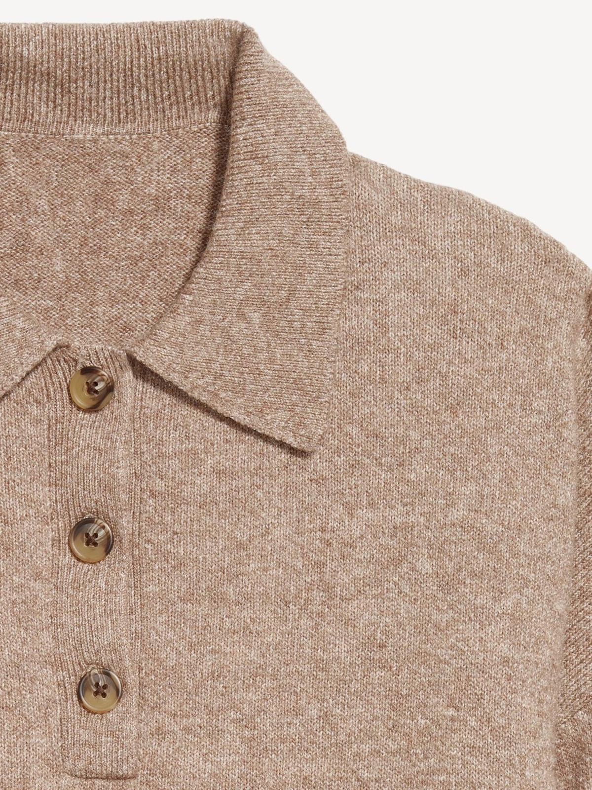 SoSoft Cropped Polo Sweater