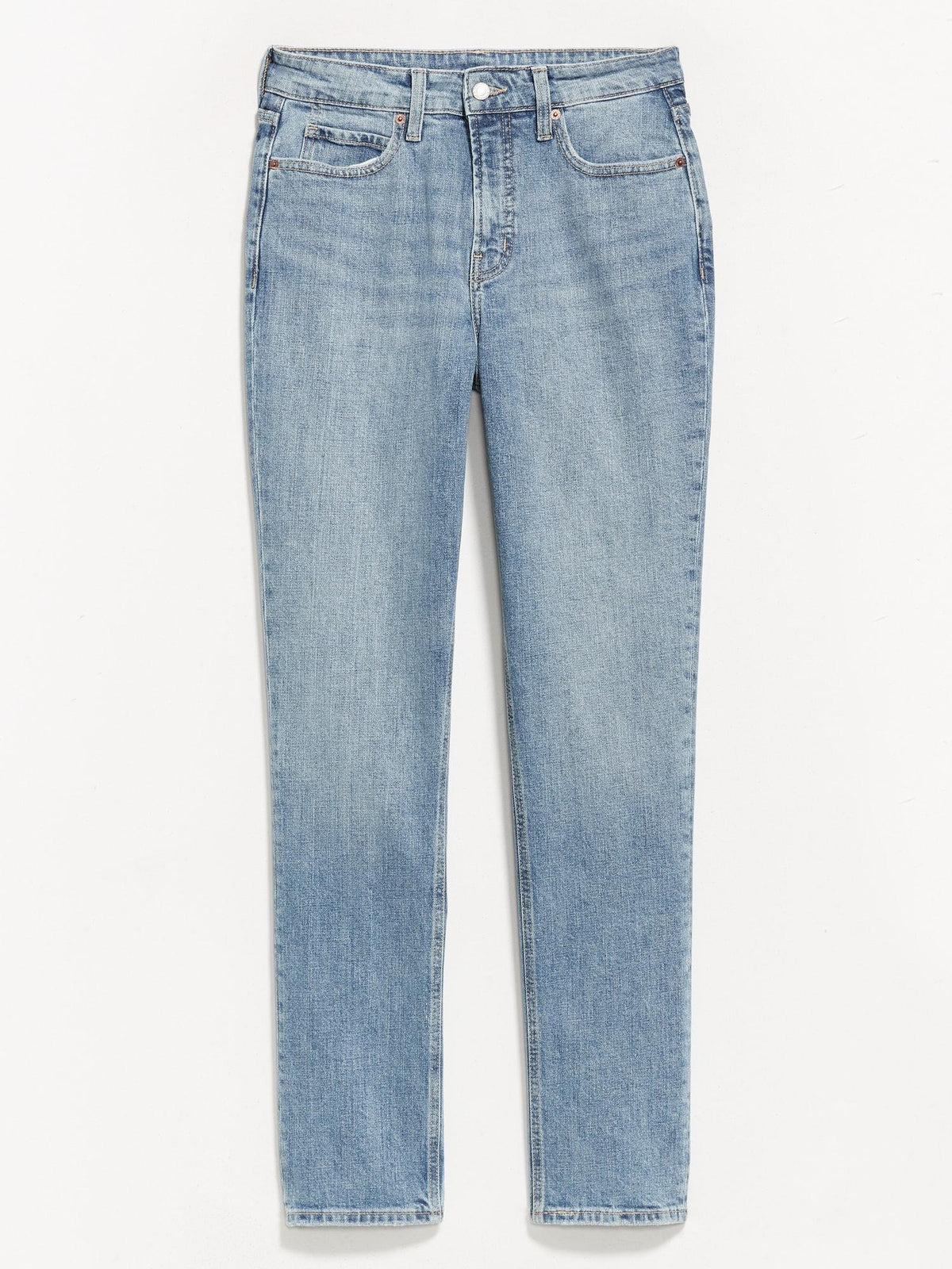 Curvy Extra High-Waisted Straight Jeans