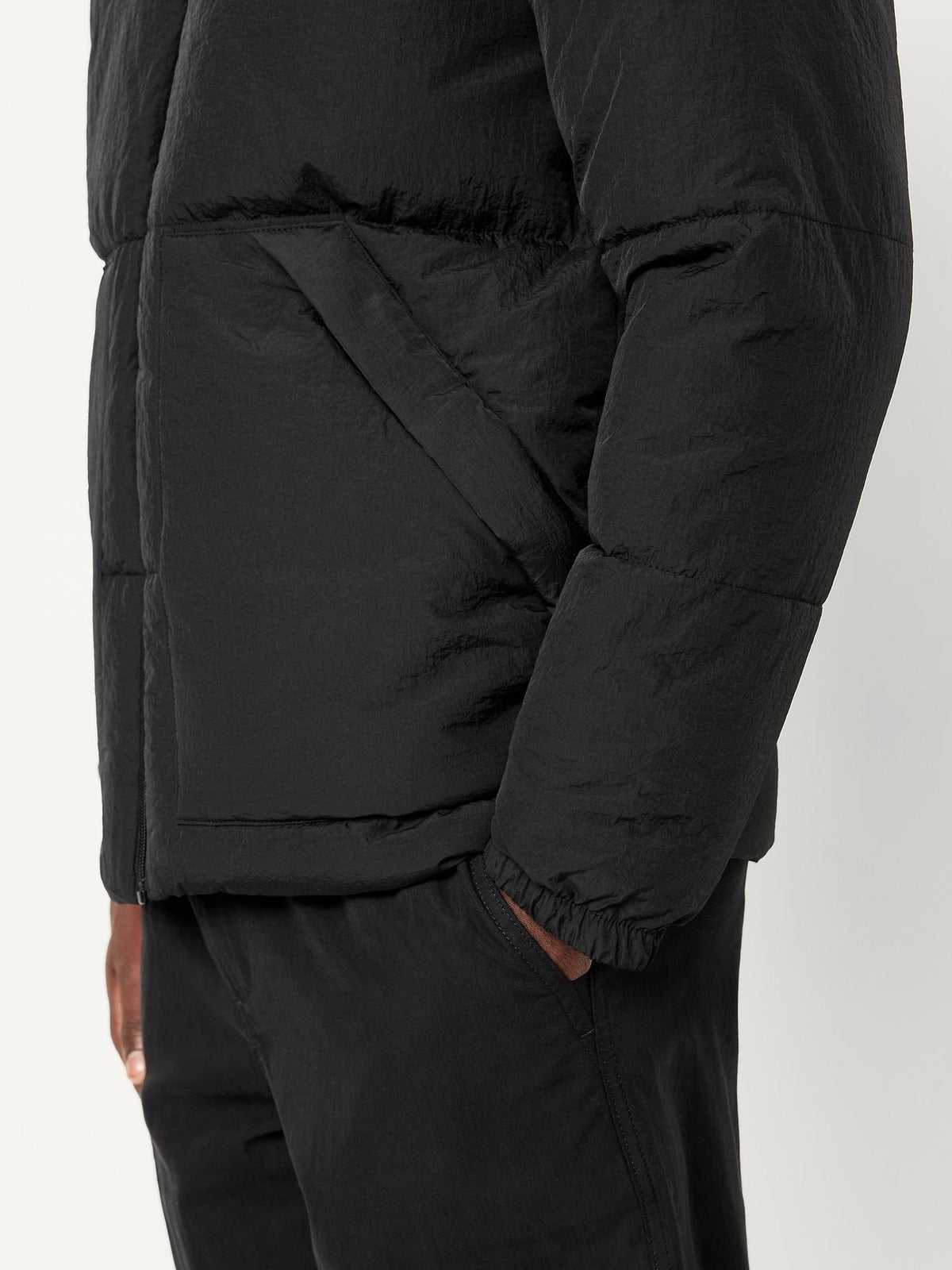 Water-Resistant Hooded Puffer Jacket