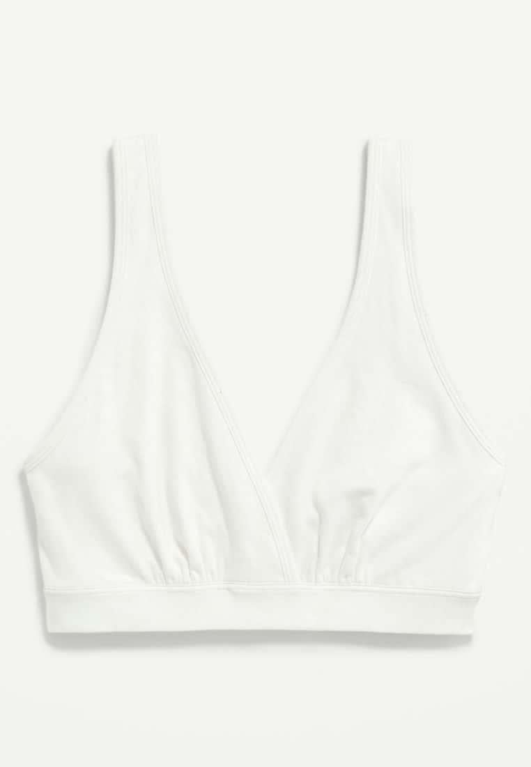 Maternity Cross-Front Cotton Nursing Bralette