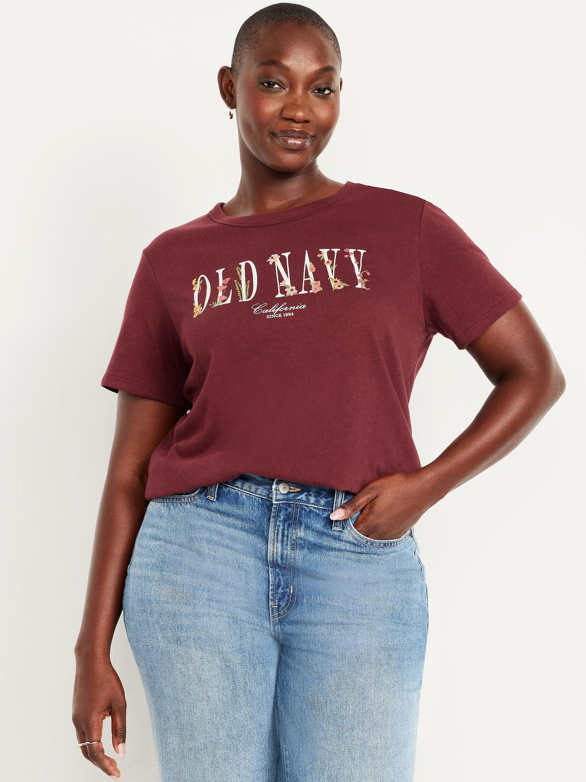 Crew-Neck Logo-Graphic T-Shirt