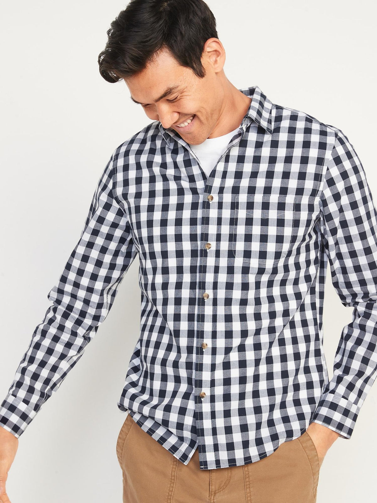 Slim-Fit Built-In Flex Everyday Shirt for Men