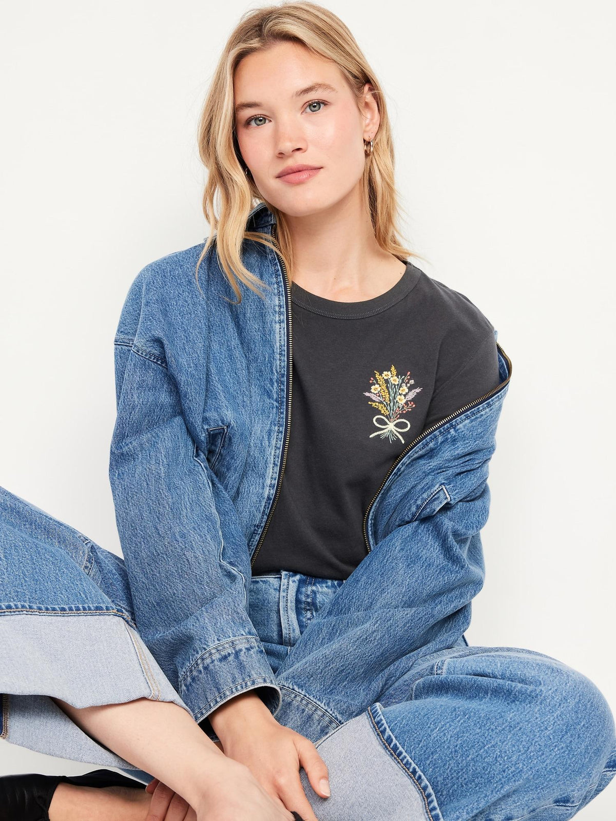 EveryWear Crew-Neck Graphic T-Shirt