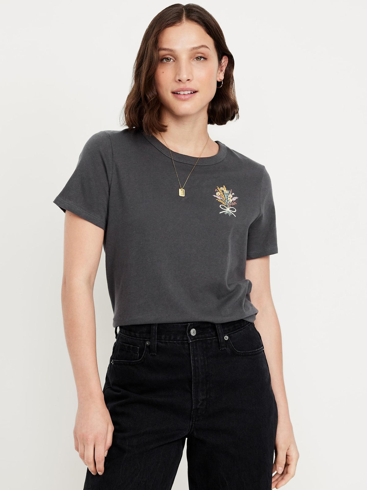 EveryWear Crew-Neck Graphic T-Shirt