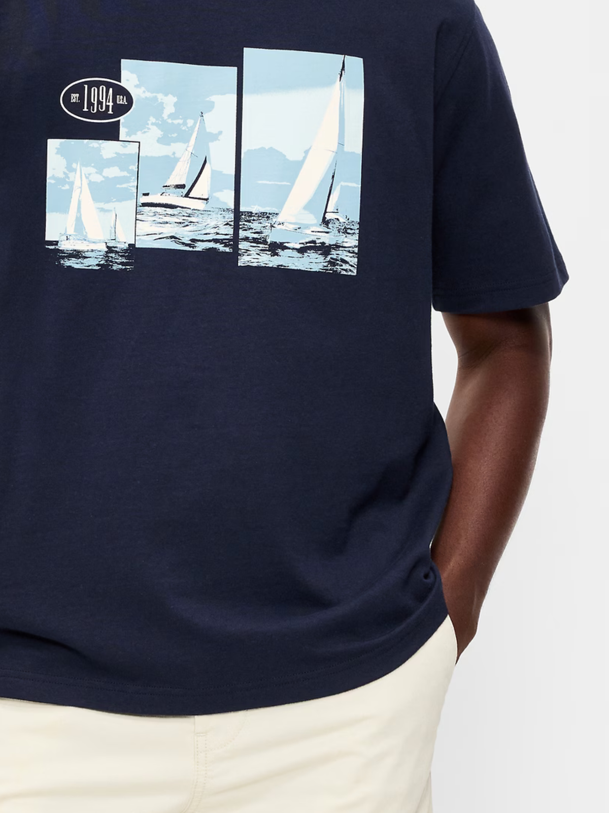 Crew-Neck Graphic T-Shirt