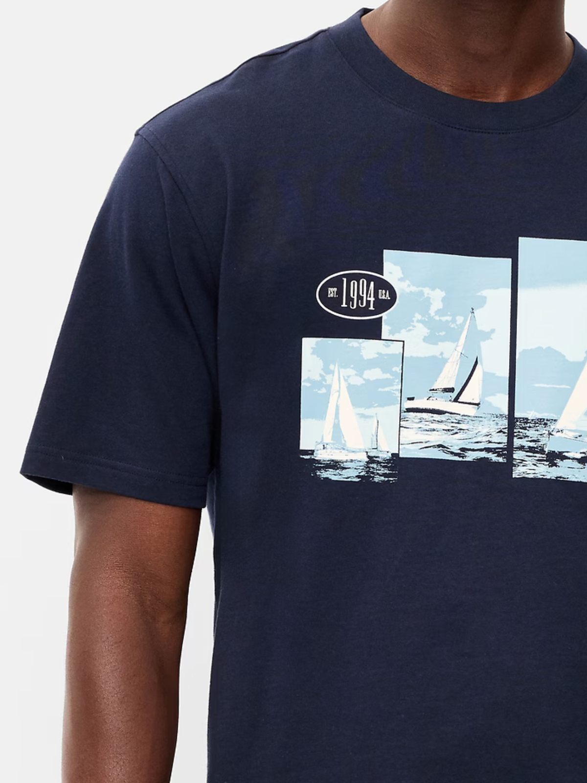 Crew-Neck Graphic T-Shirt