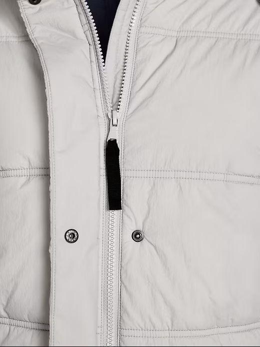 Water-Resistant Nylon Puffer Jacket