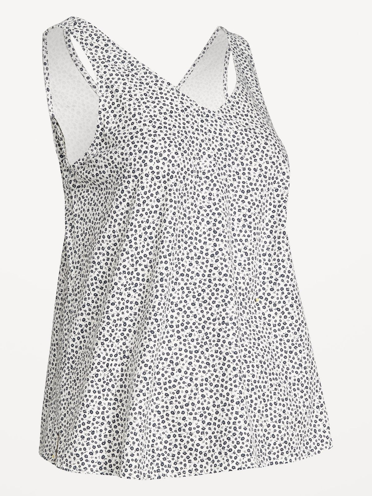 Maternity Crepe Shell Tank