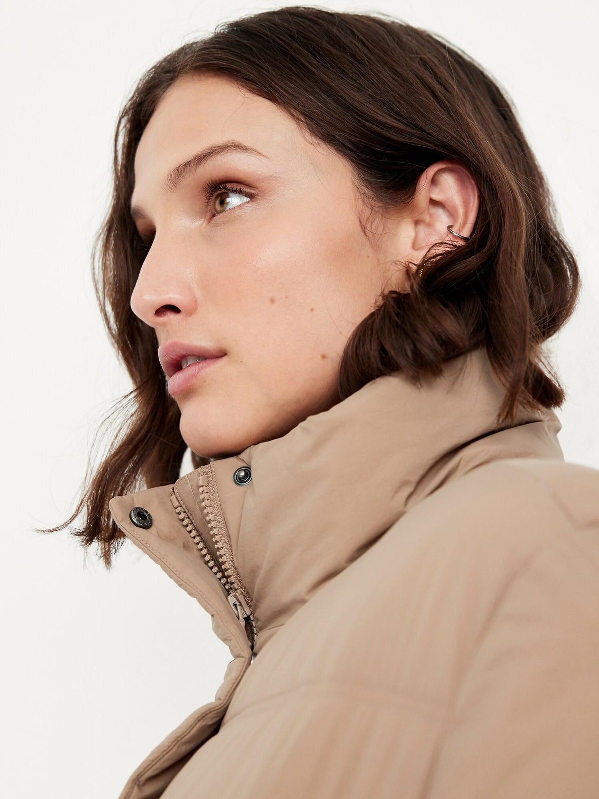 Water-Resistant Nylon Puffer Jacket