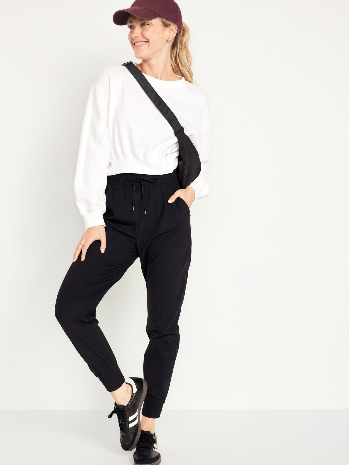 High-Waisted SleekTech Joggers