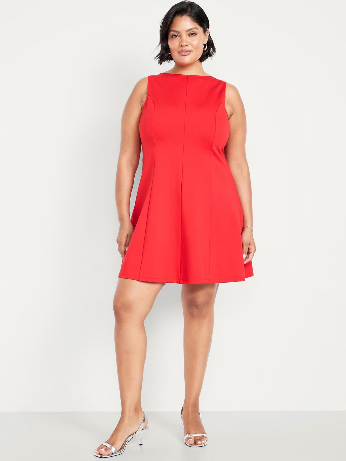 Sleeveless Ponte-Knit Mini Swing Dress - Old Navy Philippines Sleeveless Ponte-Knit Mini Swing Dress - Old Navy Philippines