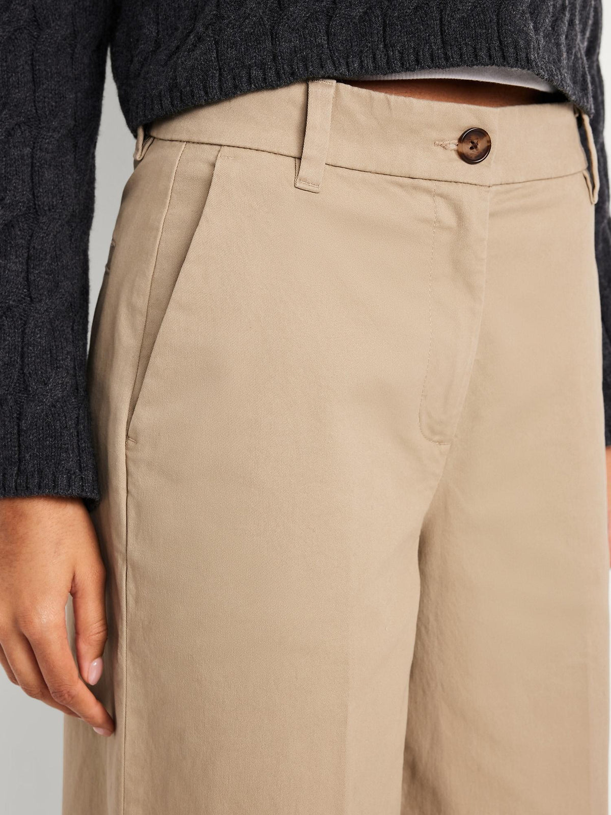 Extra High-Waisted Super Wide-Leg Chino Pants