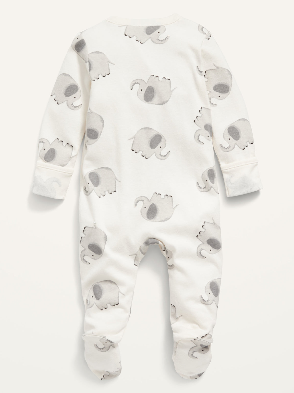 Unisex Printed Footed Sleep &amp; Play One-Piece for Baby