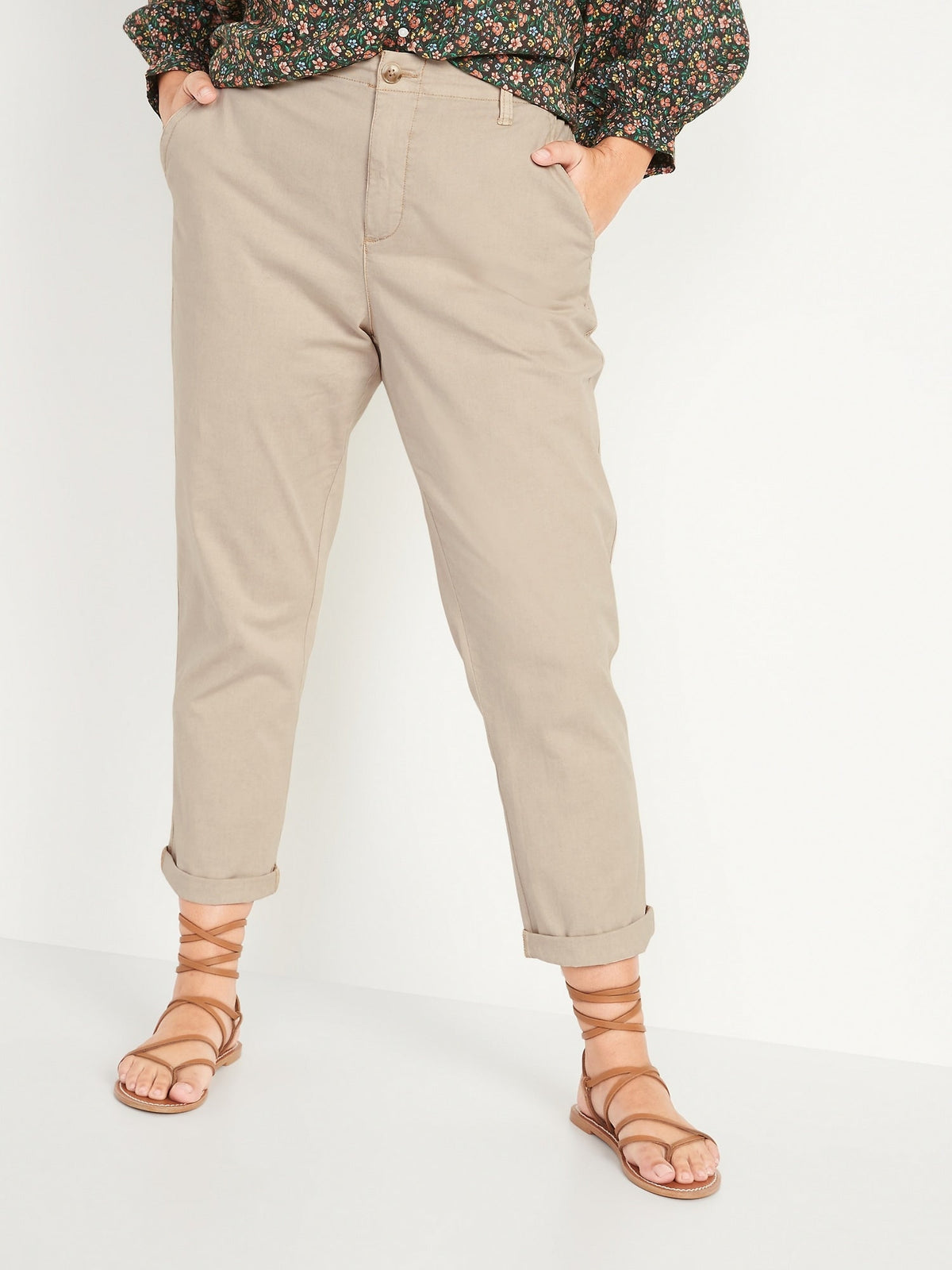 High-Waisted OGC Chino Pants for Women - Old Navy Philippines