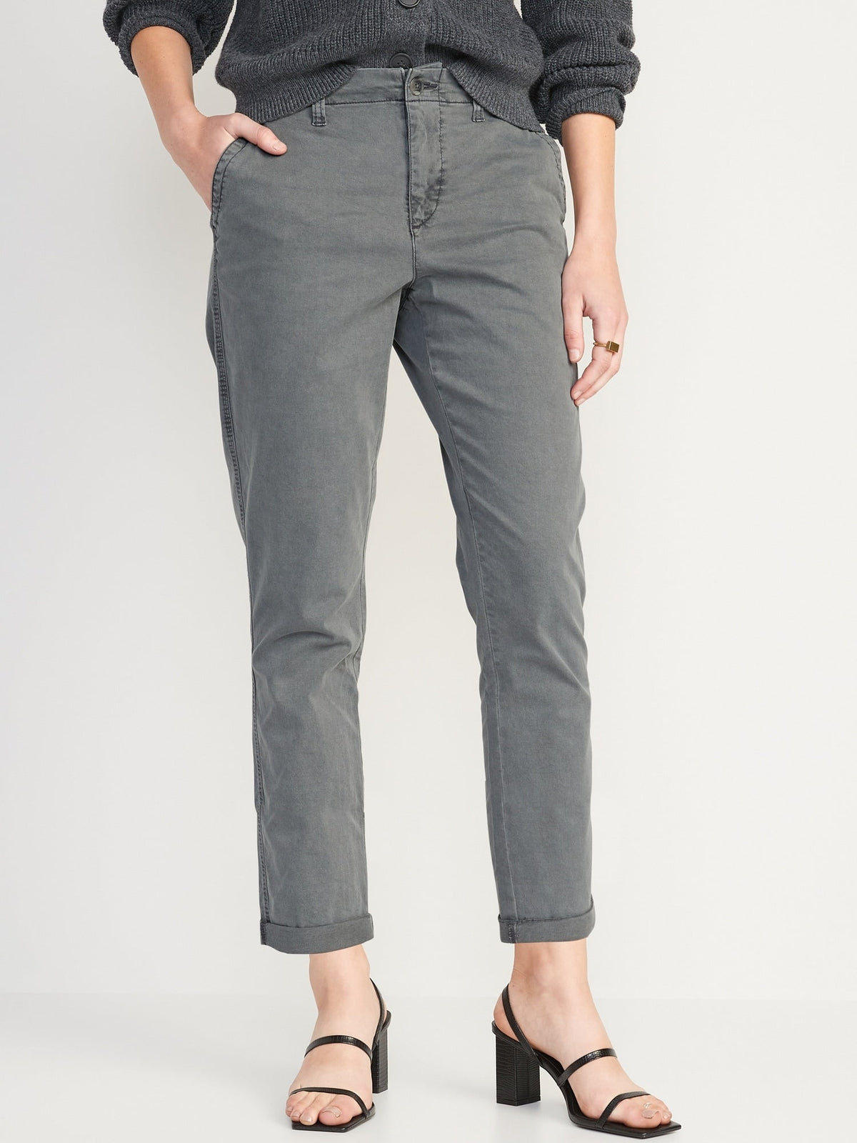 UUE 24Inseam Grey leggings with inner pockets for women, leggings