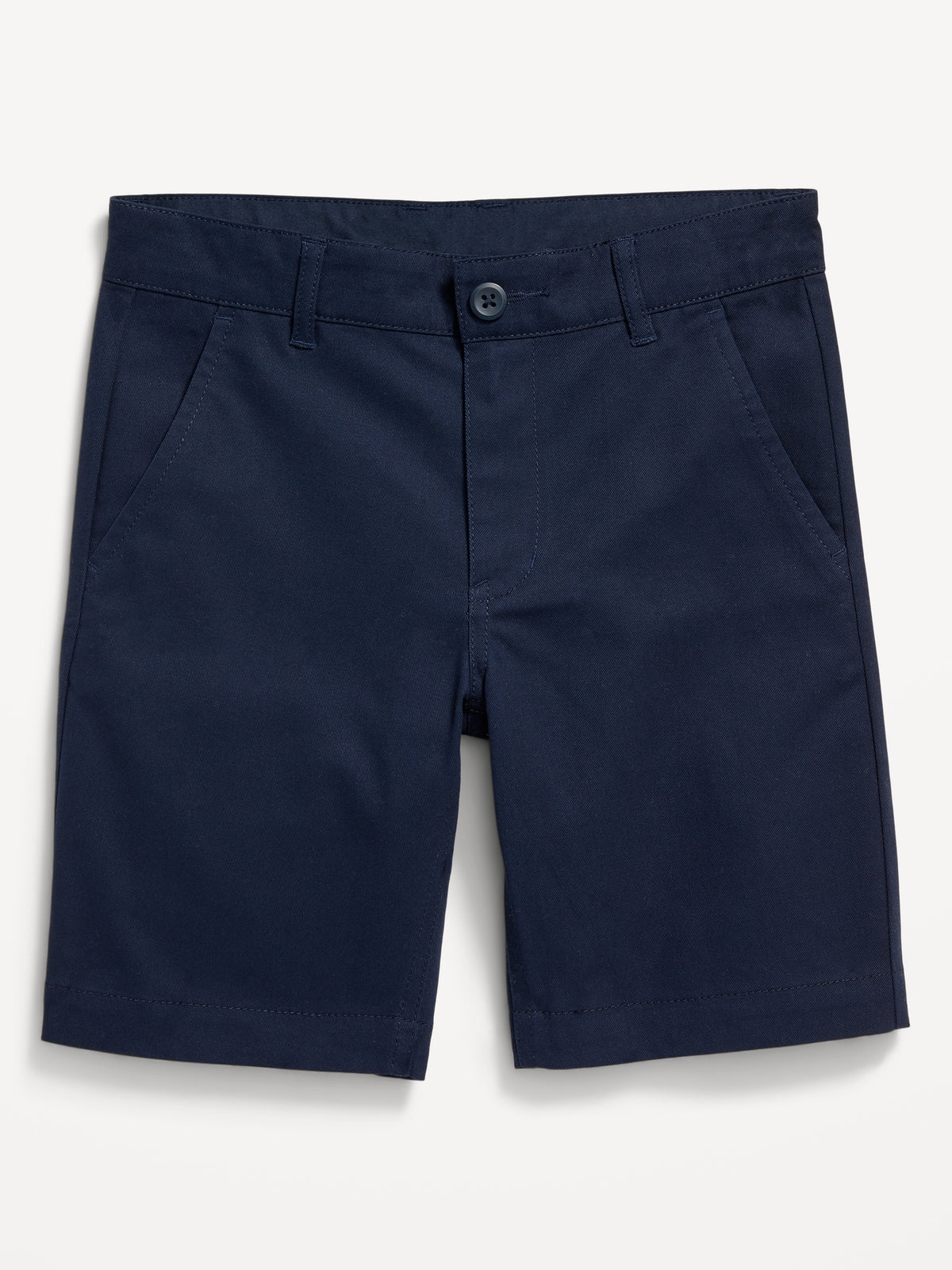 Built-In Flex Twill School Uniform Shorts for Boys (At Knee)