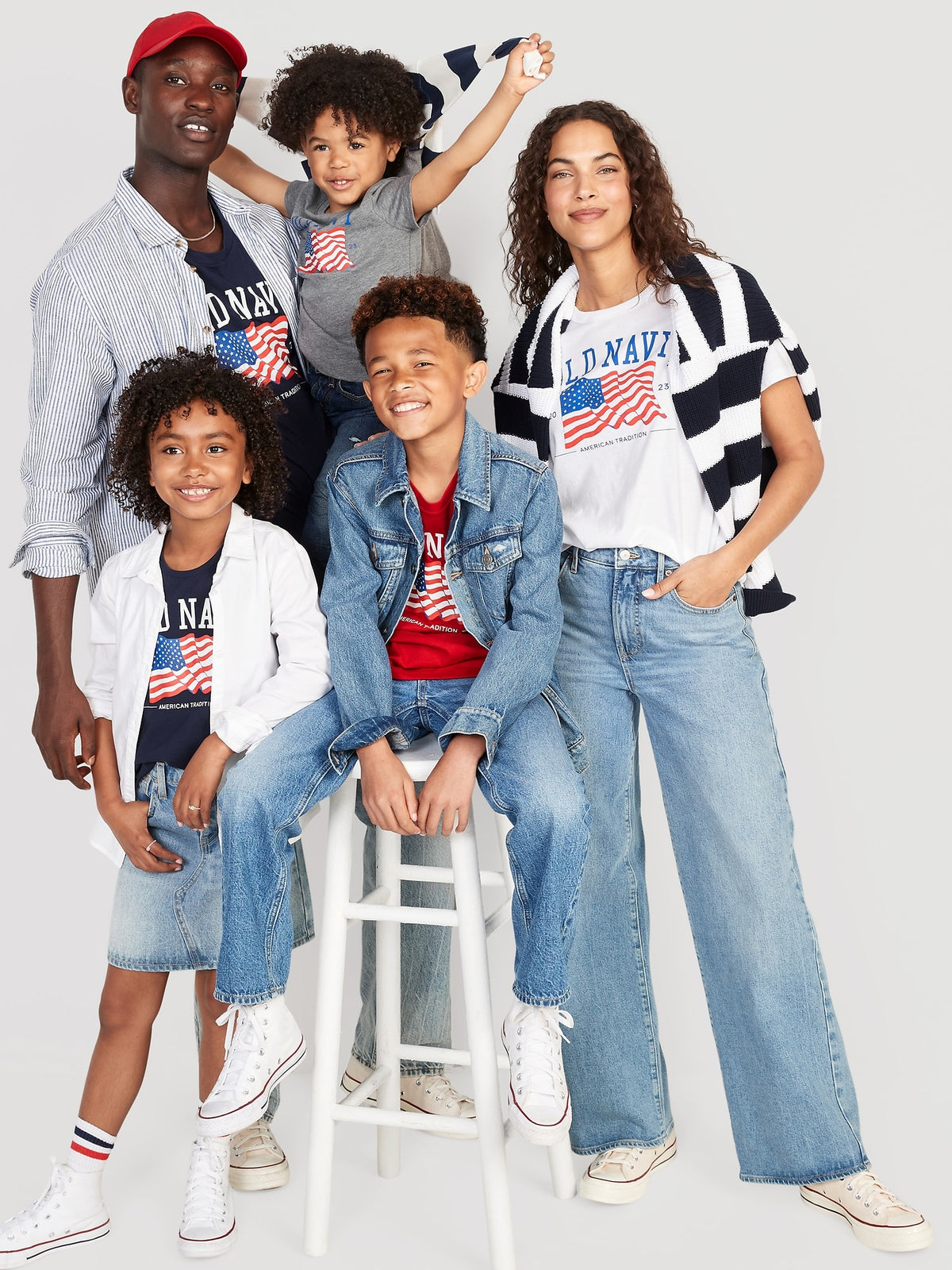 Red Old Navy Flag (Match the Fam)