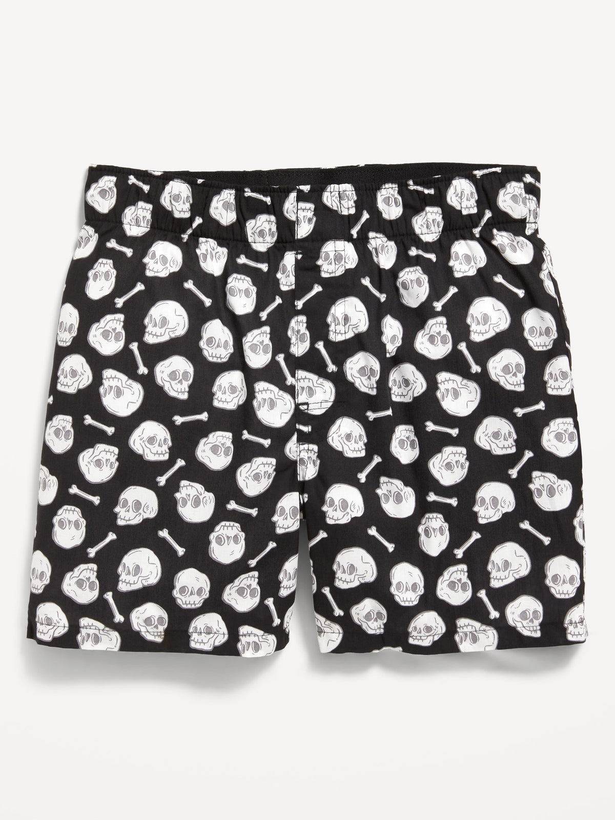 Cotton Poplin Printed Boxer Shorts for Boys