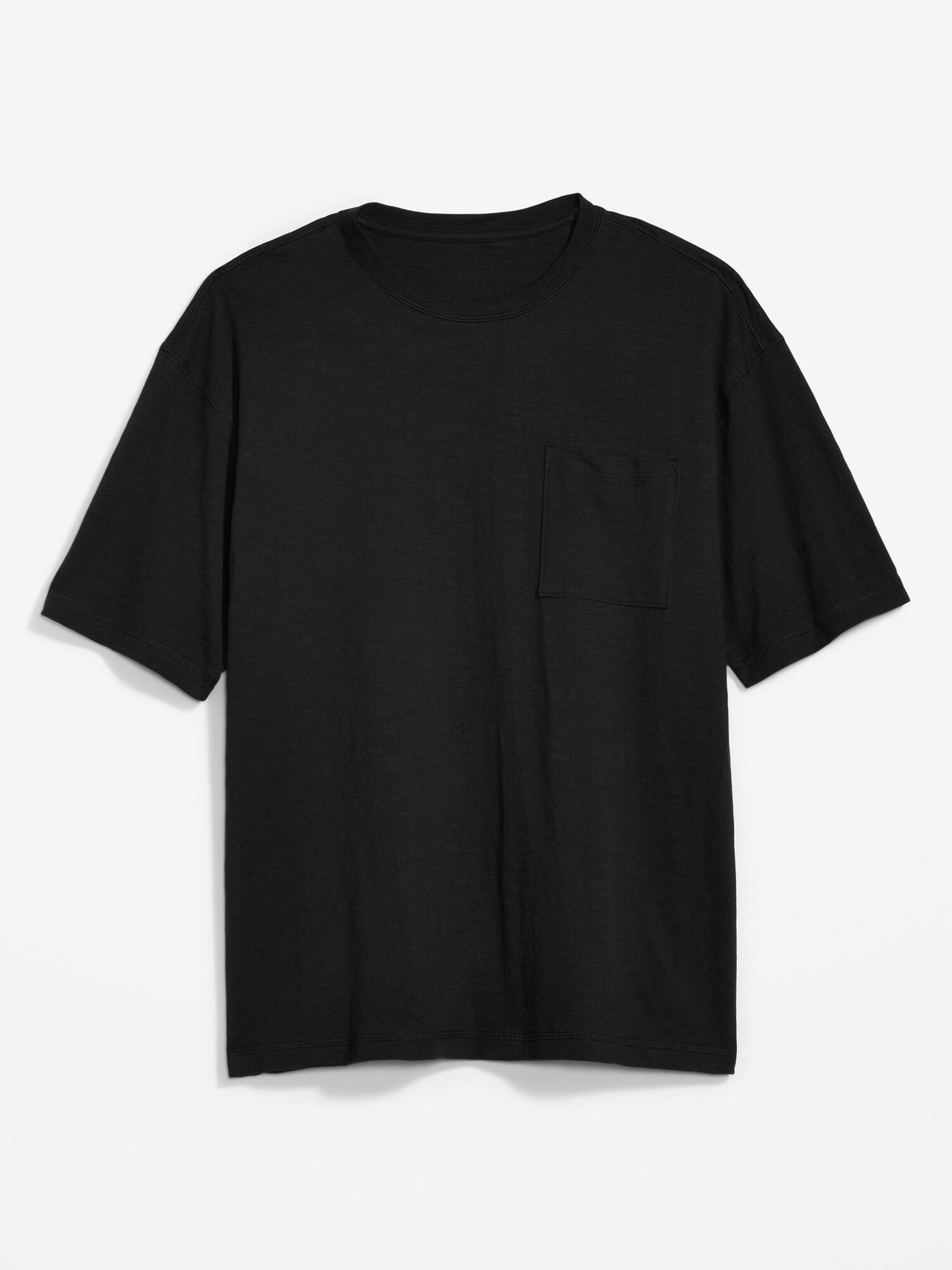 Slub-Knit Pocket T-Shirt for Men