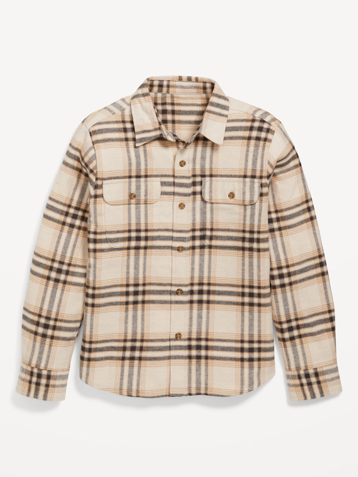 Soft-Brushed Flannel Pocket Shirt for Boys, Old Navy