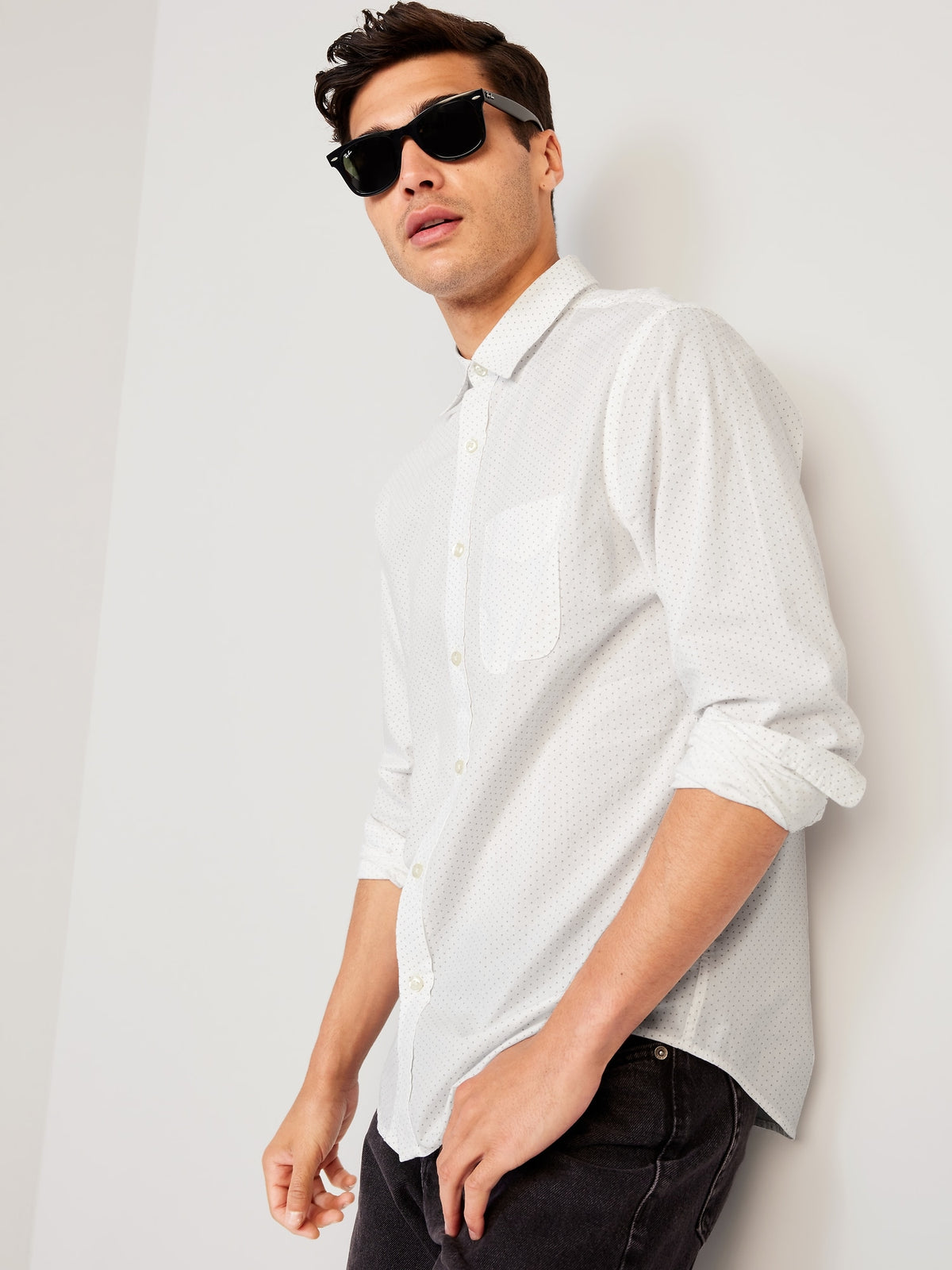 Slim-Fit Built-In Flex Everyday Shirt for Men