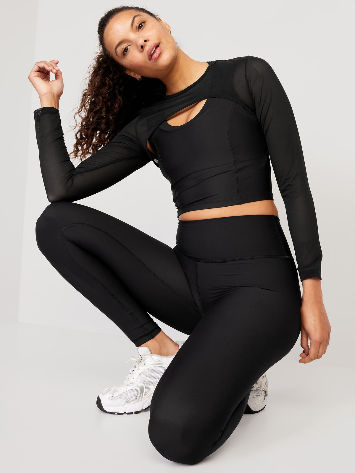 High-Waisted PowerSoft Leggings for Women - Old Navy Philippines