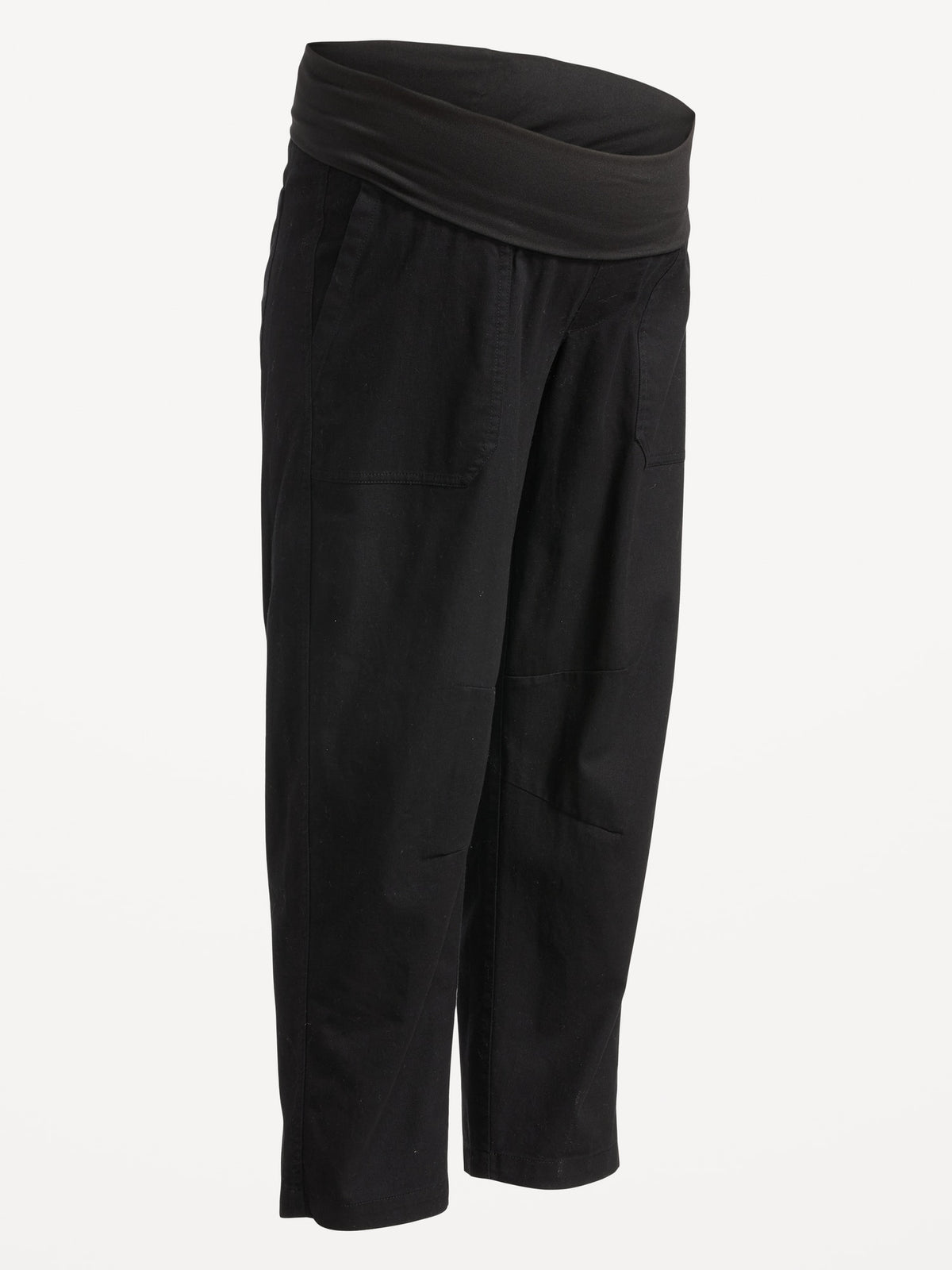 Maternity Rollover-Waist Workwear Pants