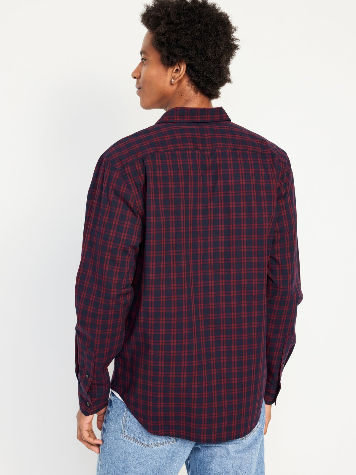 Navy/Red Plaid