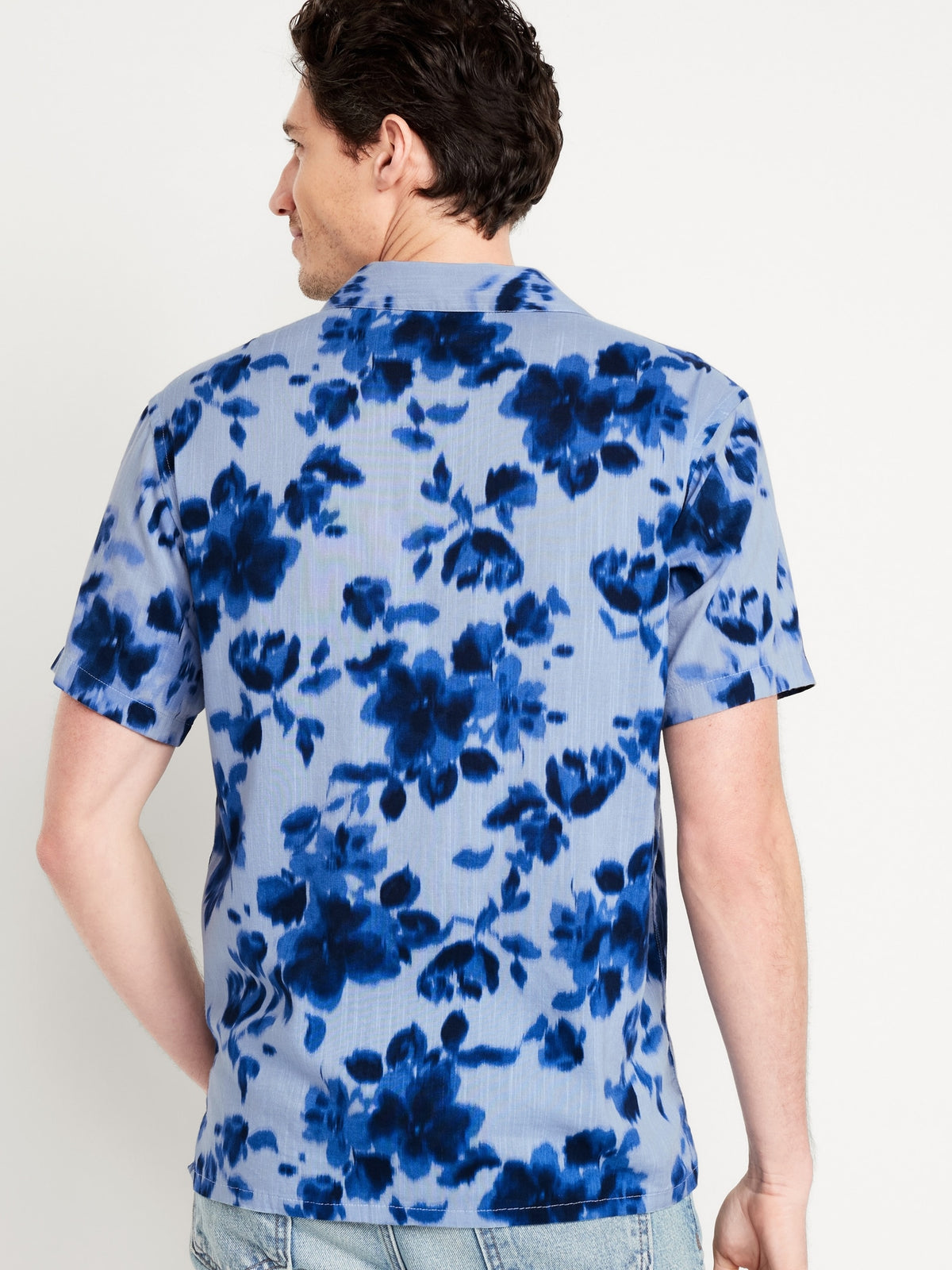 Large Blue Floral