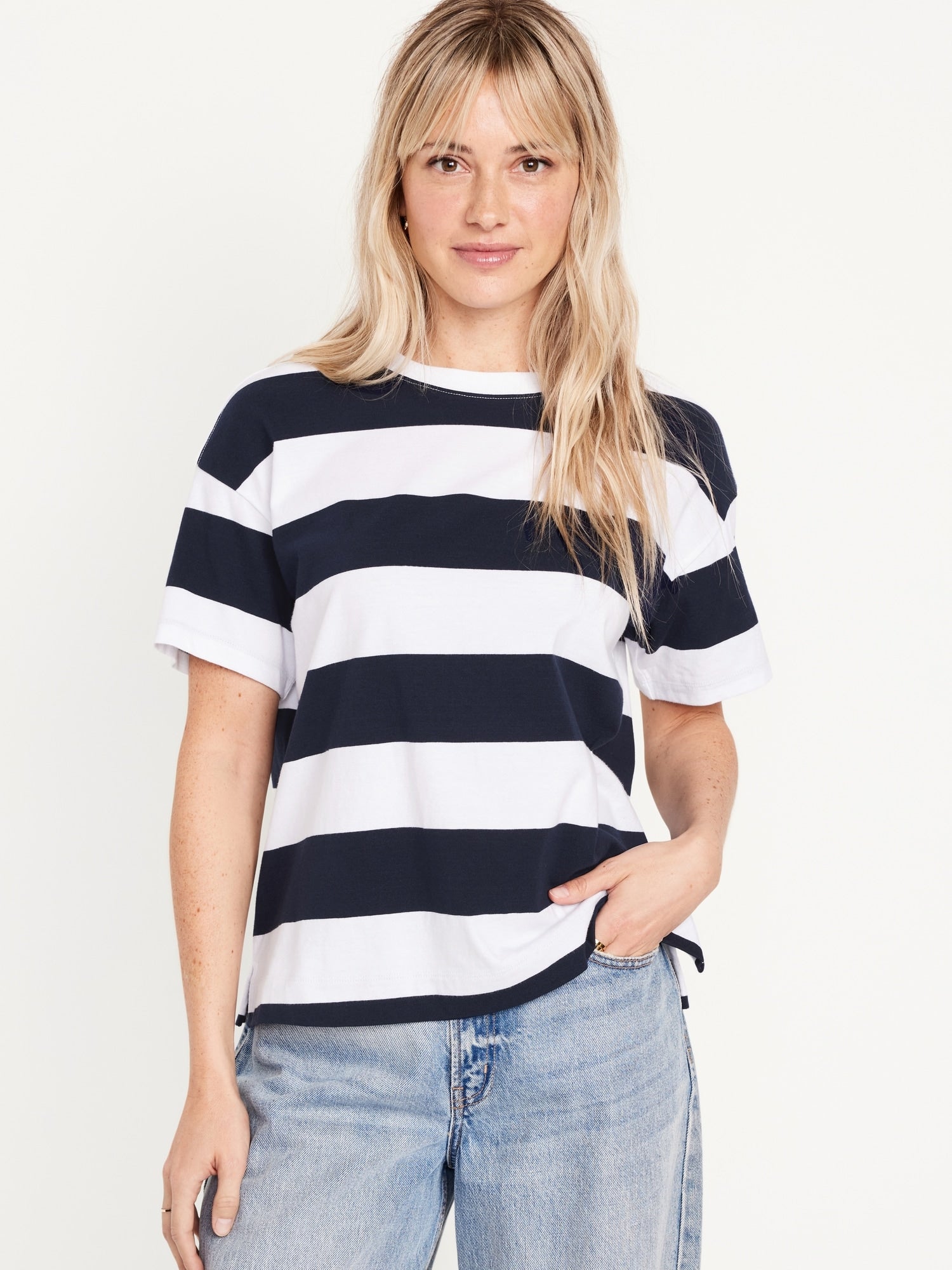 Navy Stripe