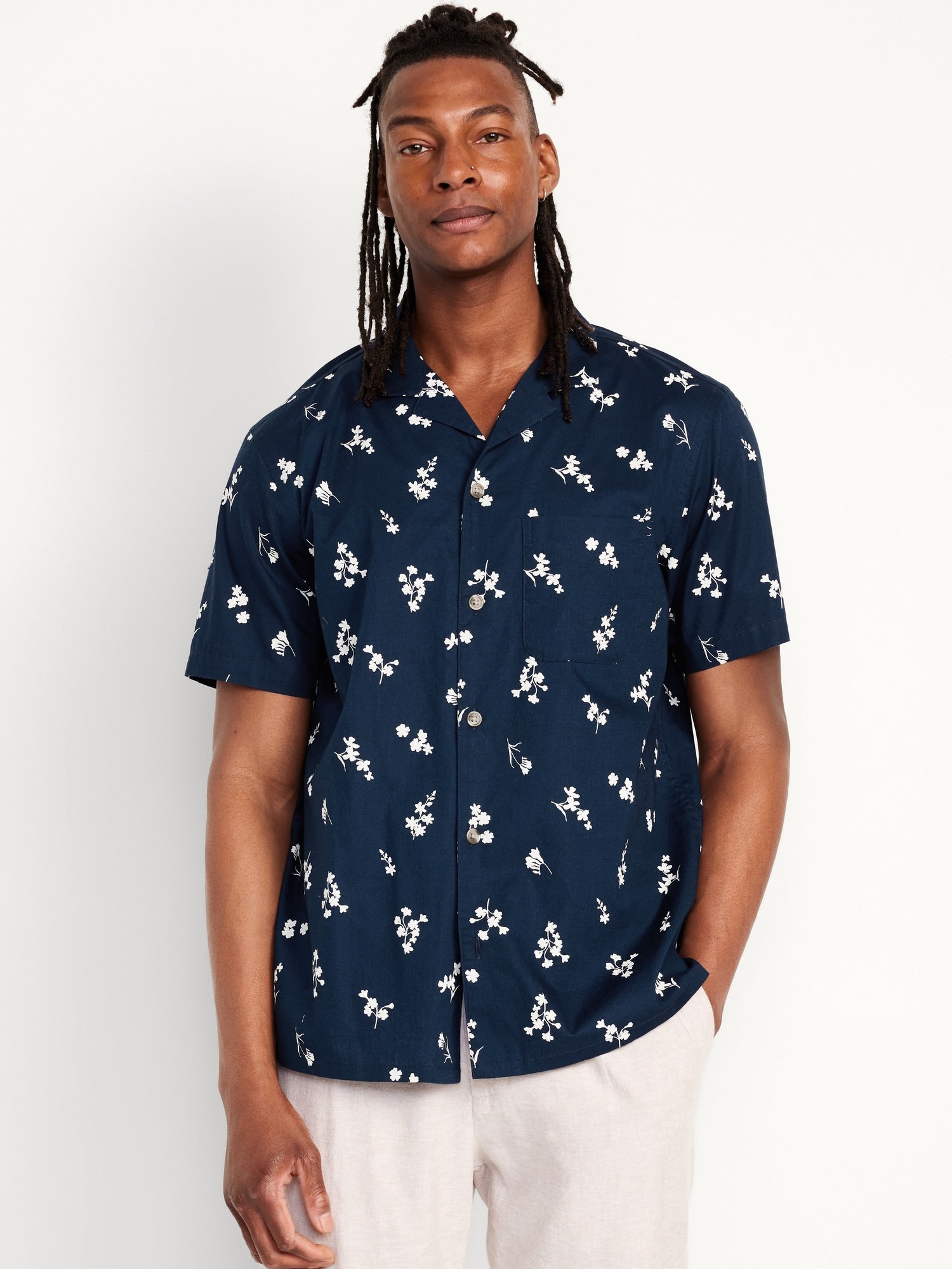 Navy Floral