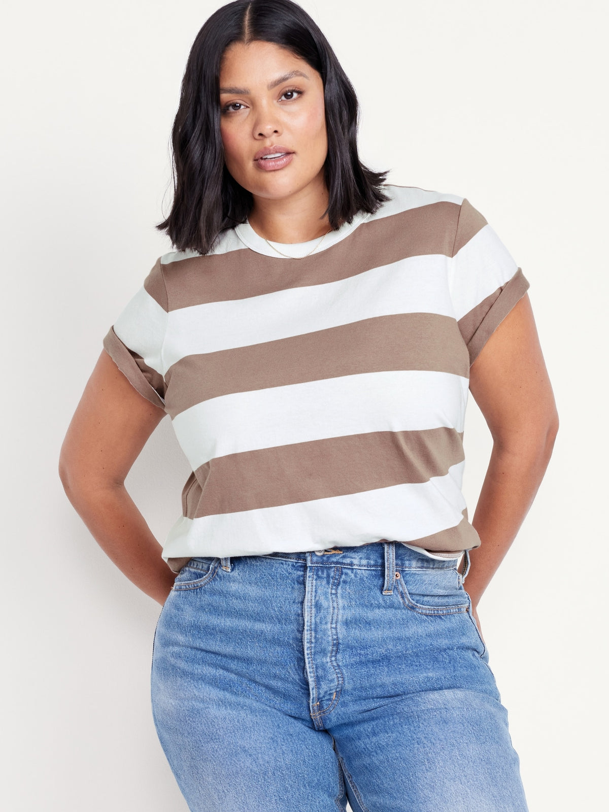 Bold Brown Stripe