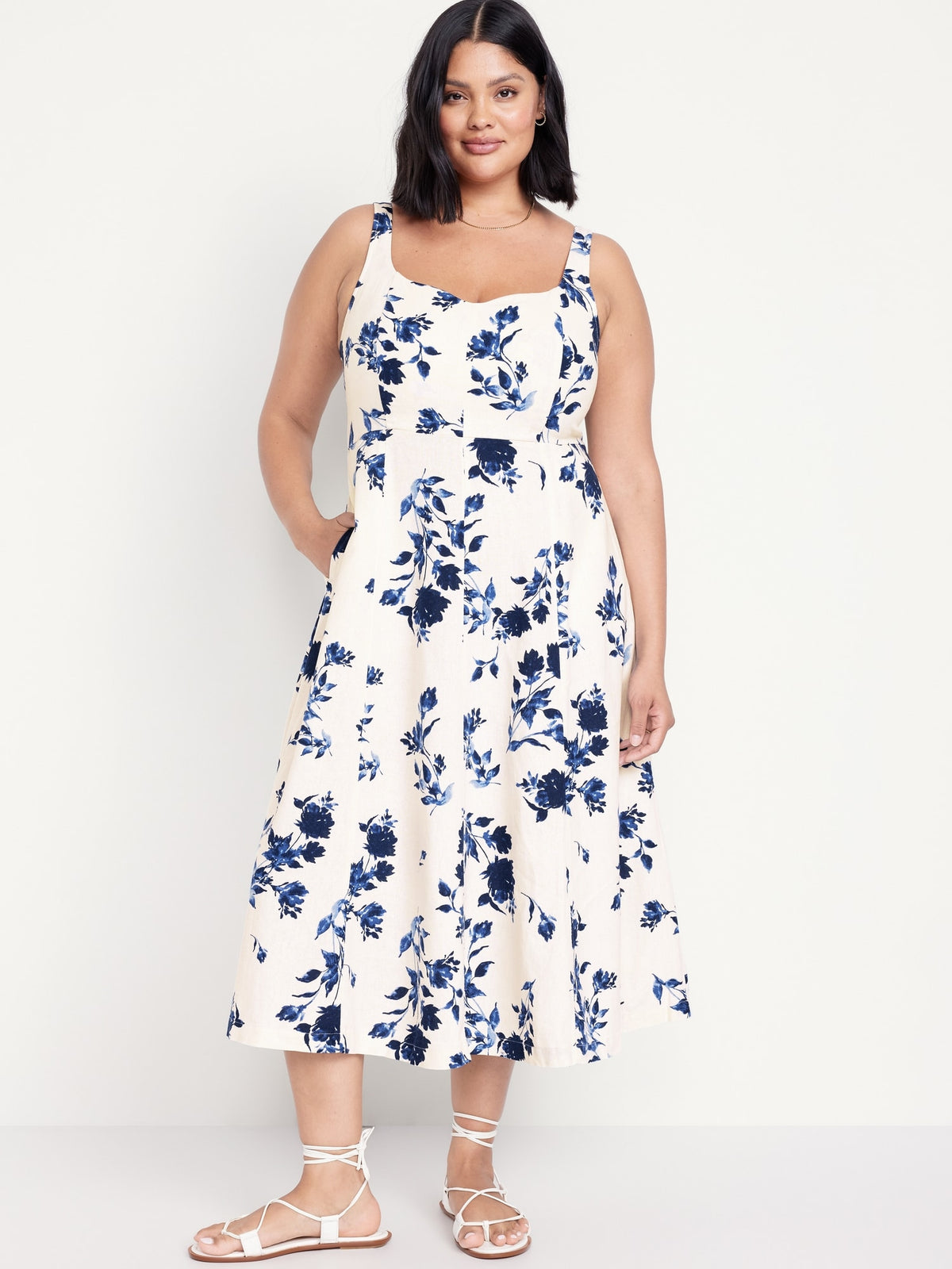 Navy Floral